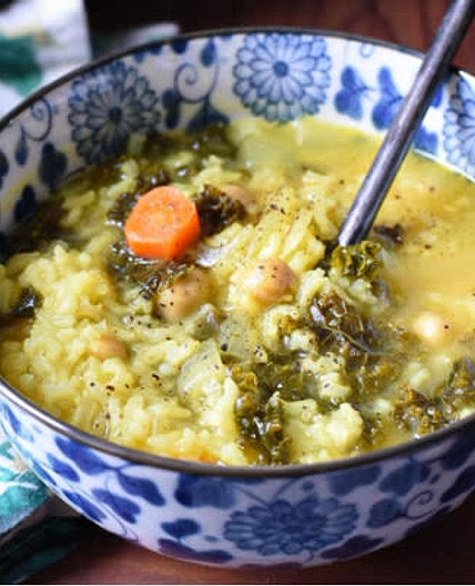 Greek Lemon Soup With Chickpeas