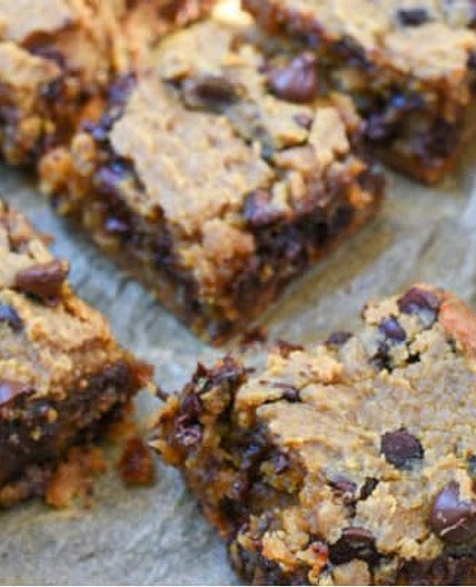 Vegan Chickpea Blondie Bars