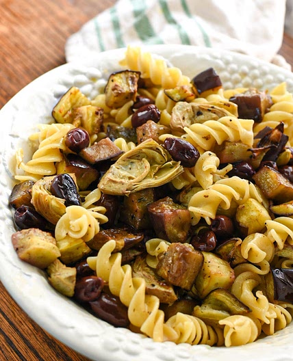7 Ingredient Eggplant Pasta