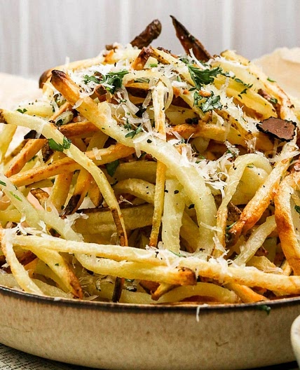 Vegan Garlic Truffle Fries