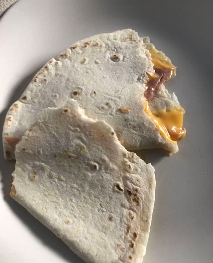 quesadilla with ham