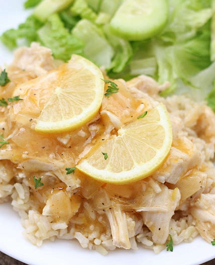 Simple Man's Lemon Garlic Chicken (Instant Pot or Crockpot)