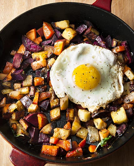Dutch Oven Root Veggie Hash