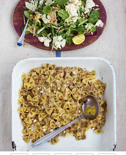 MUSHROOM FARFALLE BLUE CHEESE, HAZELNUT & APPLE SALAD