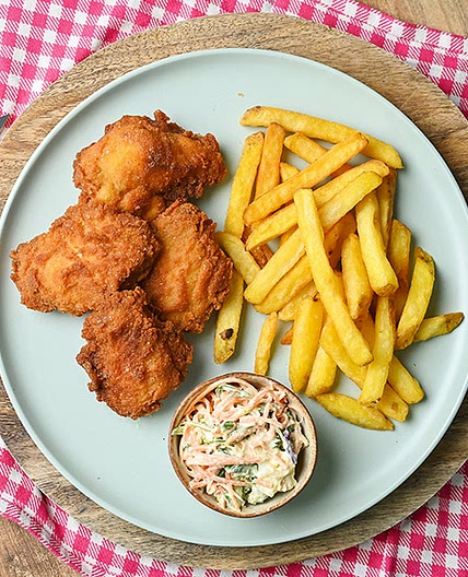 Breaded Deep Fried Chicken Wings