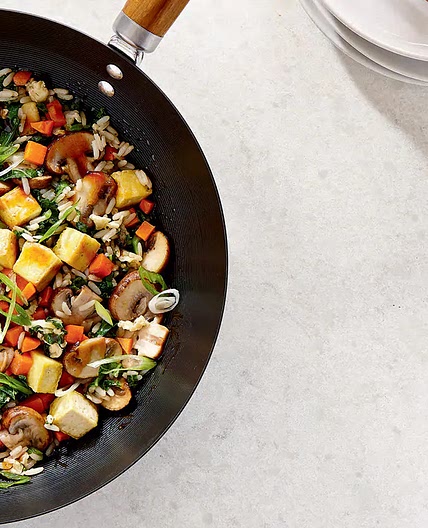 Recette de riz frit au tofu et au kale | Coup de Pouce