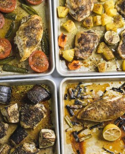 Jerk-Spiced Chicken and Pineapple Traybake