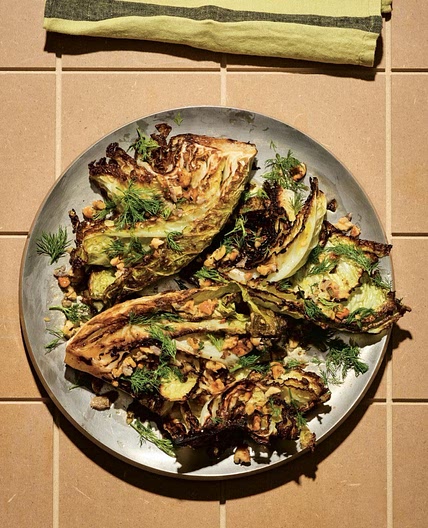 Fall-Apart Caramelized Cabbage Smothered in Anchovies and Dill