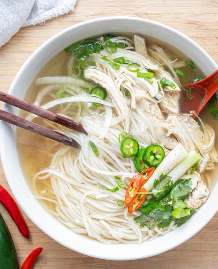 30-Minute Pressure Cooker Vietnamese Chicken Noodle Soup Recipe (Instant Pot Pho Ga) — Vicky Pham