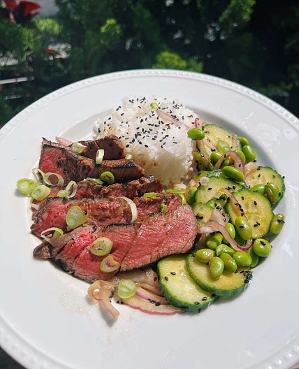 Miso Butter Teriyaki Steak 