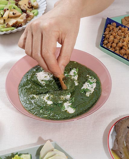 Spinach + Ricotta Dip, à la Saag Paneer