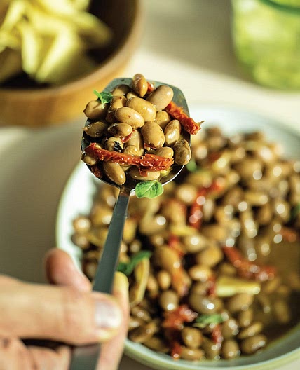 Marinated Beans with Sun-Dried Tomatoes