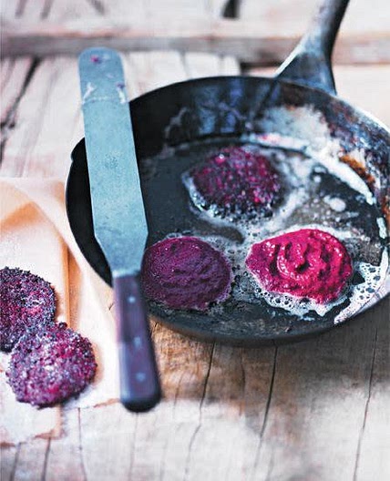SWEET BEETROOT PANCAKES