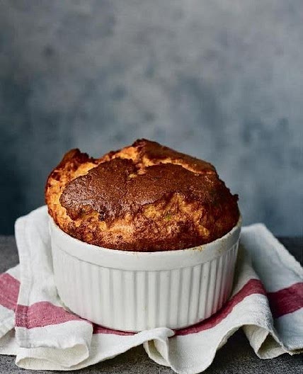 Cornmeal and Harissa Soufflé