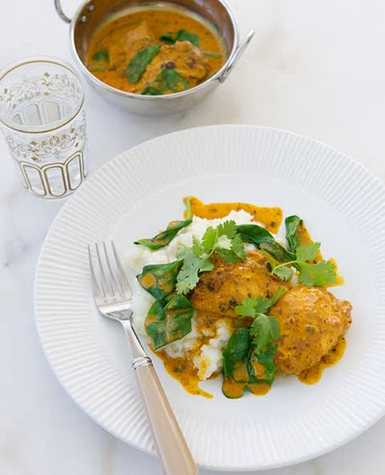 Chicken Tikka Curry with Cauliflower Mash