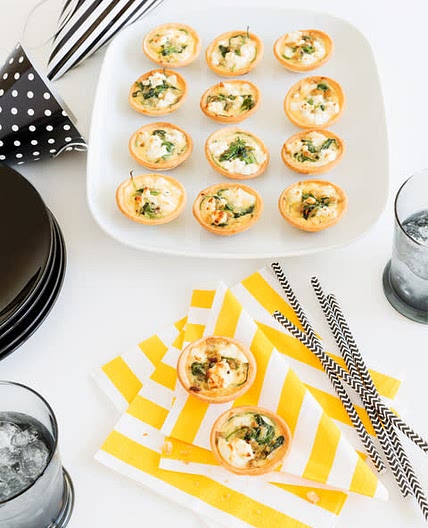 Spinach & Goat's Cheese Quiches