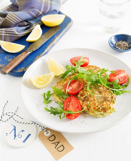 Haloumi & Snow Pea Fritters