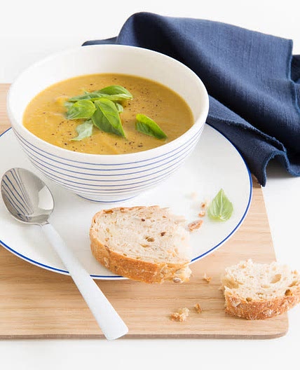 Asparagus & Sweet Potato Soup