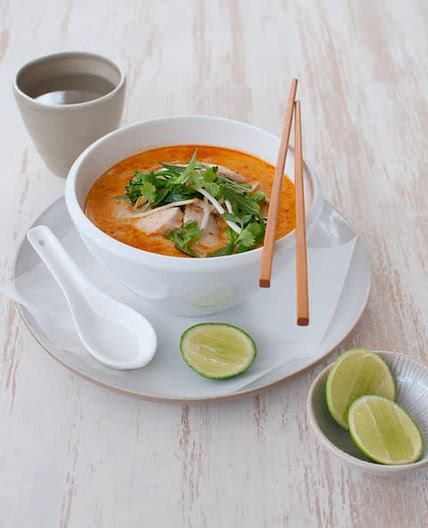 Chicken & Broccolini Laksa (Healthy)