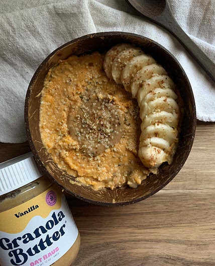 Loaded Sweet Potato Overnight Oats 
