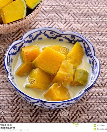 Pumpkin in Coconut Milk
