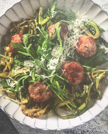 Herbed pork meatballs 