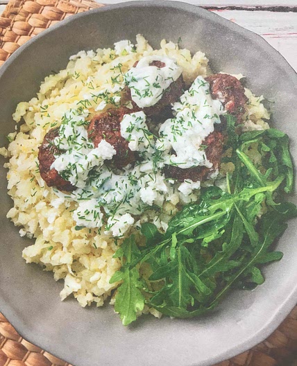 Chermoula pork meatballs 