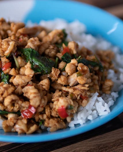 Stir-Fried Chicken with Holy Basil