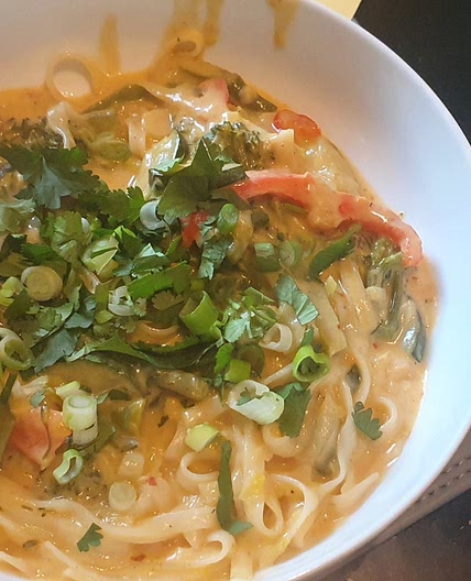 Thai Red Vegetable Noodle Laksa