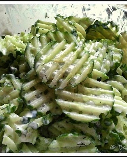 Gitter Gurken Salat