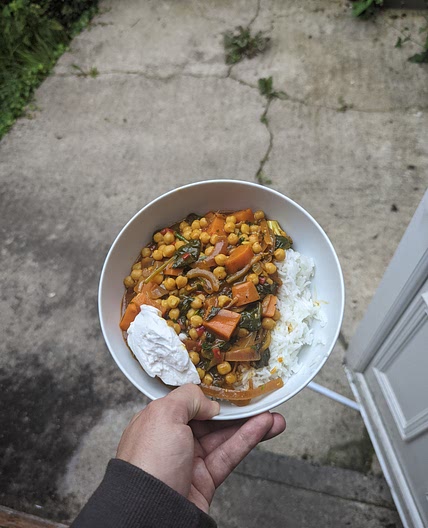 Sweet Potato and Chickpea Curry