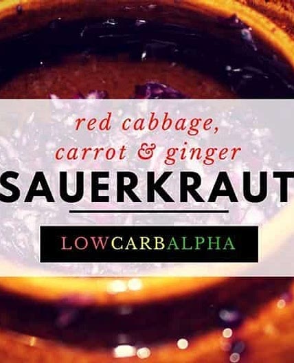Fermented Carrot, Ginger, and Red Cabbage Sauerkraut Recipe