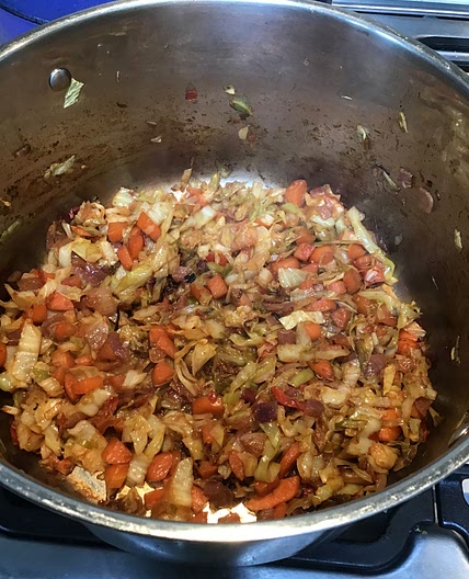 Rwandan Mixed Cabbage