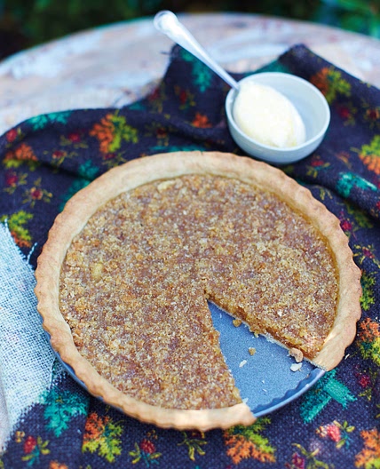 Toe-warming whisky sour treacle tart