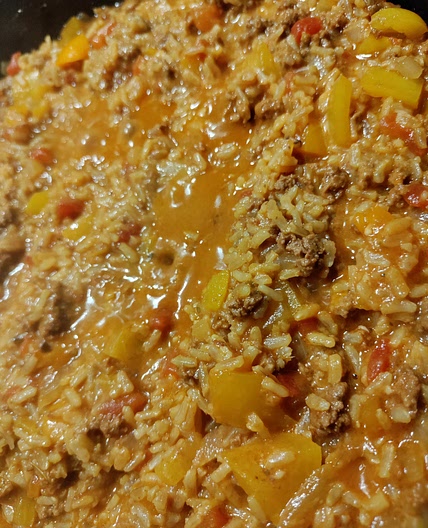 Unstuffed bell peppers