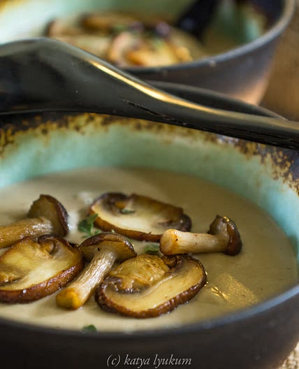 Escoffier Cream of Mushroom Soup