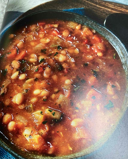 Spicy baked bean soup 202 calories