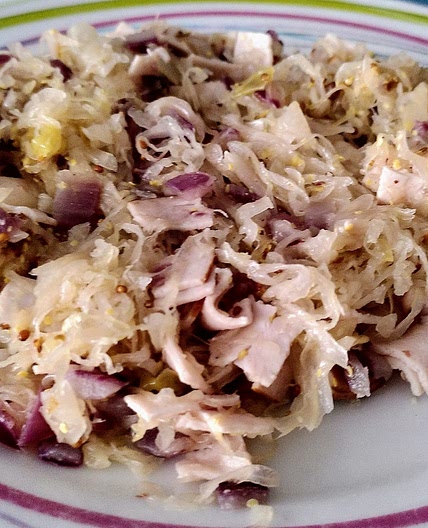 Choucroute légère à la dinde