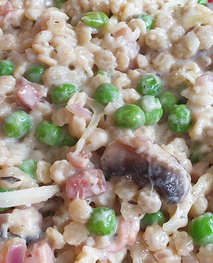 Mushroom and pancetta orzotto