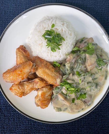 Mushroom chicken