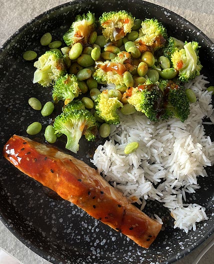 Teriyaki salmon