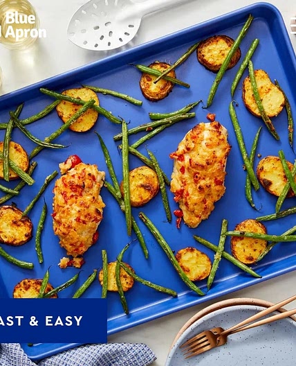 Sheet Pan Cheesy Chicken