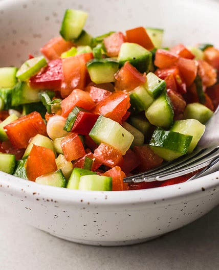 Israeli Vegetable Salad