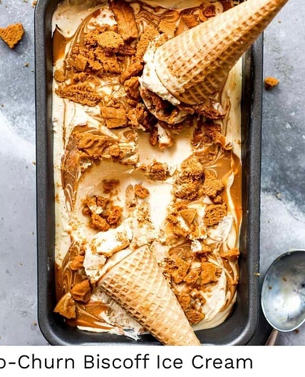 No-Churn Biscoff Ice Cream