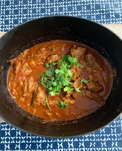 Mum's special lamb curry