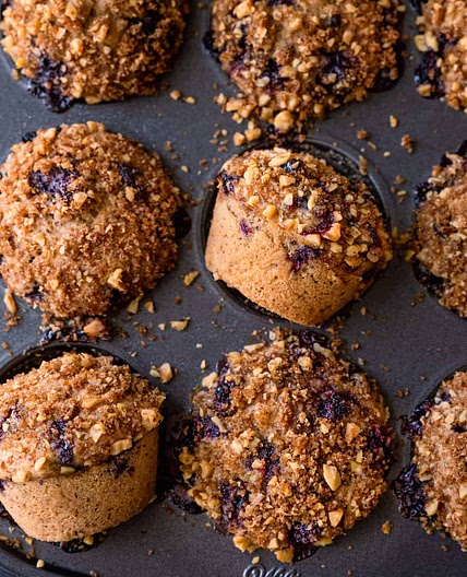 Vegan Blueberry Muffins