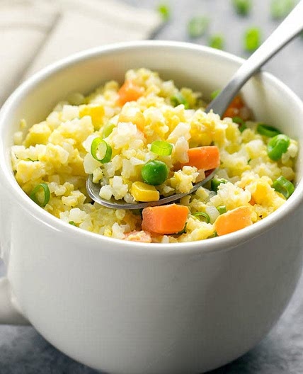 Microwave Cauliflower Fried Rice