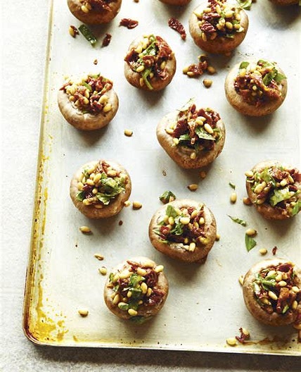 Stuffed Chestnut Mushrooms