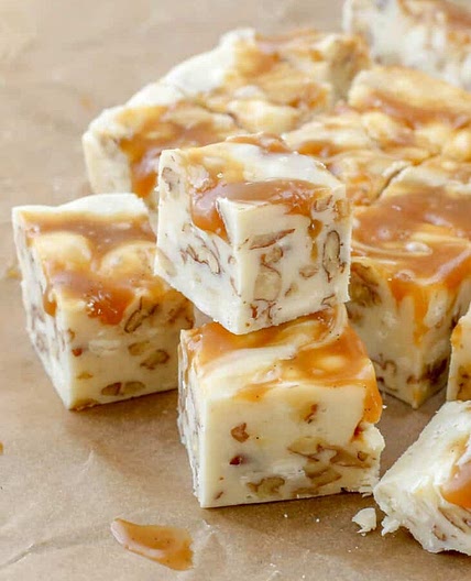 White Chocolate Caramel Fudge