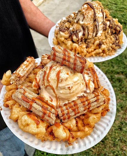 Churro Funnel Cakes